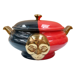 Sopera Porcelana Eleggua con Cara 20 x 33 cm